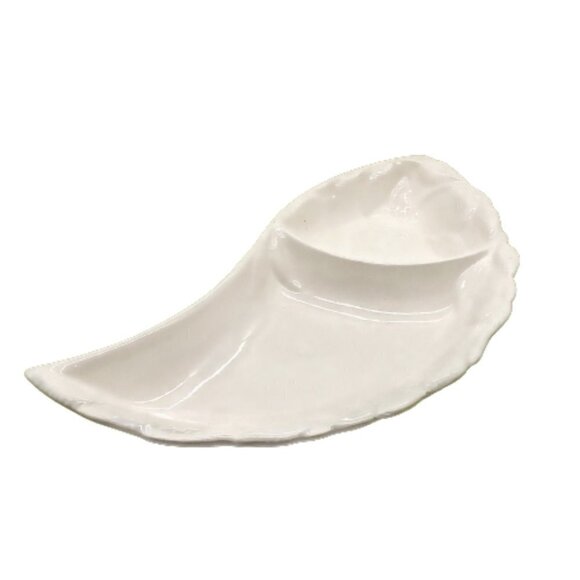 Vintage Belmar of CA White Ceramic Divided Dish - Picture 2 of 4